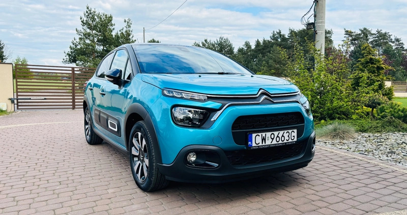 Citroen C3 cena 61900 przebieg: 11535, rok produkcji 2023 z Włocławek małe 742